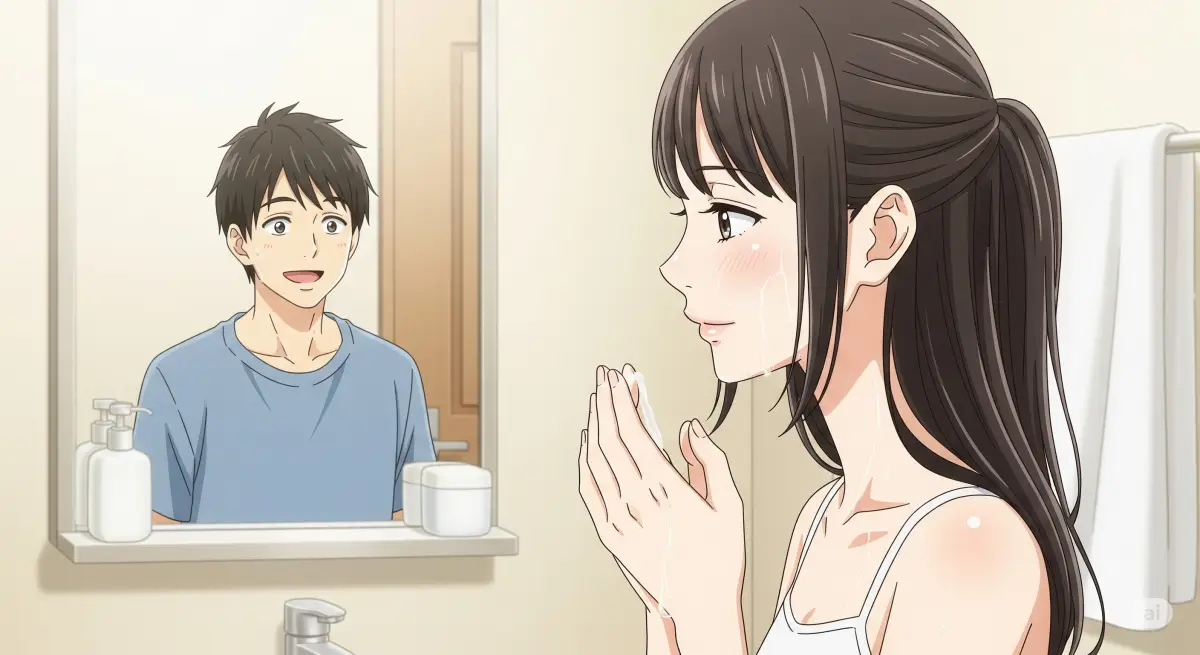 すっぴんも綺麗だろうという期待感